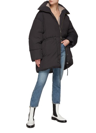 Figure View - Click To Enlarge - TOTEME - Drawstring Waist Down Puffer Jacket