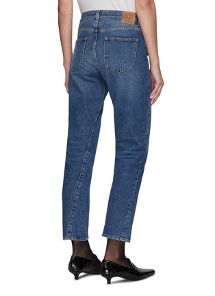 Back View - Click To Enlarge - TOTÊME - Twisted Side Seam Straight Leg Jeans