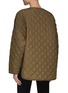 Back View - Click To Enlarge - TOTEME - Round Collar Quilted Jacket