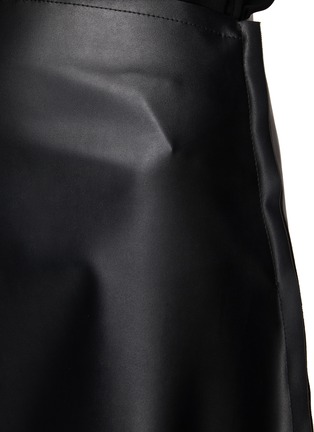  - MM6 MAISON MARGIELA - Faux Leather A-Line Skirt