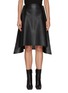 Main View - Click To Enlarge - MM6 MAISON MARGIELA - Faux Leather A-Line Skirt