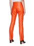 Back View - Click To Enlarge - MM6 MAISON MARGIELA - Leather Skinny Pants