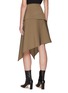 Back View - Click To Enlarge - MM6 MAISON MARGIELA - Asymmetric Hem Technical Twill Skirt
