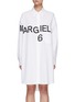 Main View - Click To Enlarge - MM6 MAISON MARGIELA - Logo Cotton Shirt Dress
