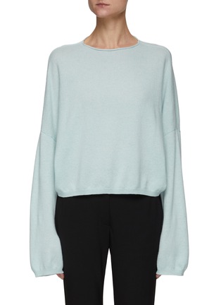 Main View - Click To Enlarge - LOULOU STUDIO - FAKARAVA' CREW NECK OVERSIZED CASHMERE SWEATER