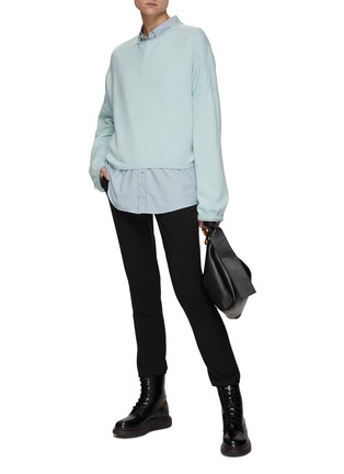 Figure View - Click To Enlarge - LOULOU STUDIO - FAKARAVA' CREW NECK OVERSIZED CASHMERE SWEATER