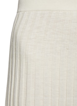  - LOULOU STUDIO - ‘Timor' side slit rib maxi skirt