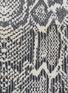 Detail View - Click To Enlarge - MARIA LA ROSA - Python' Snake Print Silk Blend Ribbed Socks