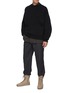 Figure View - Click To Enlarge - FEAR OF GOD - Overlapped Crewneck Wool Sweater