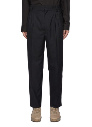 Main View - Click To Enlarge - FEAR OF GOD - Pleated Wool Tappered Pants