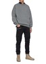 Figure View - Click To Enlarge - FEAR OF GOD - Overlapped Crewneck Wool Sweater
