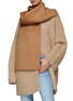 Figure View - Click To Enlarge - TOTEME - LONG DOUBLE CASHMERE WOOL BLEND SCARF