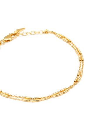 Detail View - Click To Enlarge - MISSOMA - Vervelle' 18k Gold-plated Vermeil Double Chain Bracelet