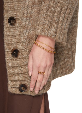 Figure View - Click To Enlarge - MISSOMA - Vervelle' 18k Gold-plated Vermeil Double Chain Bracelet