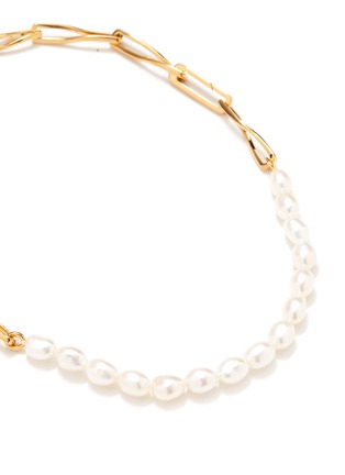 Detail View - Click To Enlarge - MISSOMA - BAROQUE PEARL TWIST LINK NECKLACE