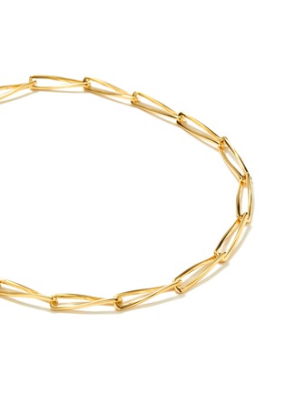 Detail View - Click To Enlarge - MISSOMA - 18k Gold-plated Twisted Link Chain Necklace