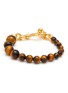 Main View - Click To Enlarge - MISSOMA - 18k Gold-plated Tigers Eye Graduated Sphere T-Bar Bracelet