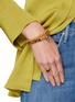 Figure View - Click To Enlarge - MISSOMA - 18k Gold-plated Tigers Eye Graduated Sphere T-Bar Bracelet
