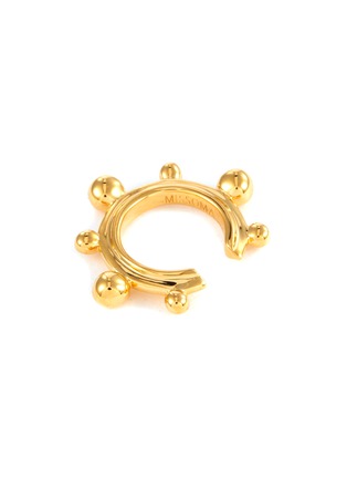Detail View - Click To Enlarge - MISSOMA - 18k Gold-plated Vermeil Sphere Ear Cuff