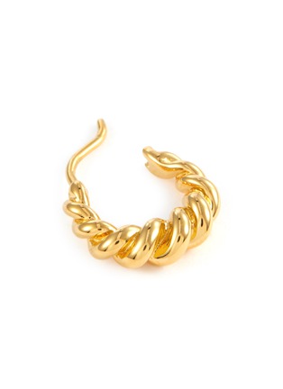 Detail View - Click To Enlarge - MISSOMA - Tidal' 18k Gold-plated Mini Hoop Earrings