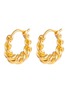Main View - Click To Enlarge - MISSOMA - Tidal' 18k Gold-plated Mini Hoop Earrings