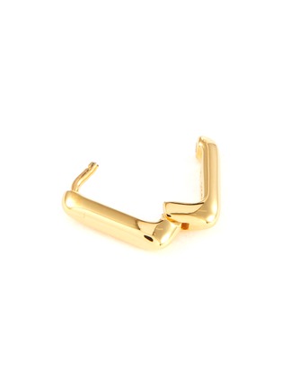 Detail View - Click To Enlarge - MISSOMA - Ovate' 18k Gold-plated Mini Huggie Earrings