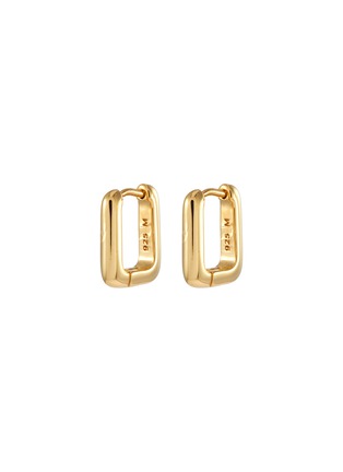 Main View - Click To Enlarge - MISSOMA - Ovate' 18k Gold-plated Mini Huggie Earrings
