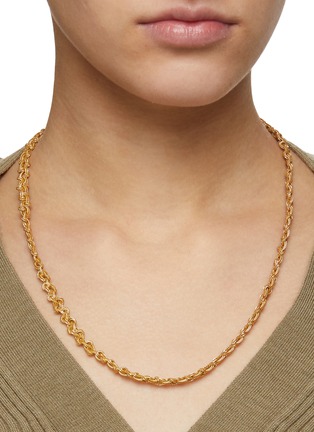 Figure View - Click To Enlarge - EMANUELE BICOCCHI - 24K Gold Plated Sterling Silver Hand Braided Necklace