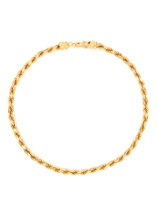 Main View - Click To Enlarge - EMANUELE BICOCCHI - 24K Gold Plated Sterling Silver Twisted Chain Necklace