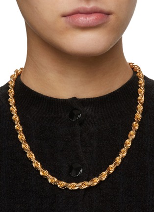 Figure View - Click To Enlarge - EMANUELE BICOCCHI - 24K Gold Plated Sterling Silver Twisted Chain Necklace