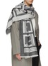 Figure View - Click To Enlarge - JOSEPH - ‘Angela’ Branded Merino Wool Scarf