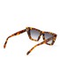 Figure View - Click To Enlarge - CELINE - Branded Tortoise Shell Acetate Cat Eye Sunglasses