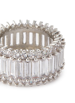 Detail View - Click To Enlarge - CZ BY KENNETH JAY LANE - Cubic Zirconia Eternity Band Ring