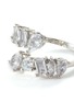 Detail View - Click To Enlarge - CZ BY KENNETH JAY LANE - Cubic Zirconia Twisted Ring
