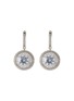 Main View - Click To Enlarge - CZ BY KENNETH JAY LANE - Baguette Cut Cubic Zirconia Lever Earrings