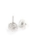 Detail View - Click To Enlarge - CZ BY KENNETH JAY LANE - Round Cubic Zirconia Stud Earrings