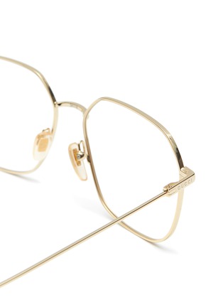 Detail View - Click To Enlarge - GUCCI - SQUARE FRAME HEART CHARM OPTICAL GLASSES