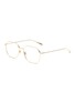 Main View - Click To Enlarge - GUCCI - SQUARE FRAME HEART CHARM OPTICAL GLASSES