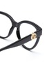 Detail View - Click To Enlarge - GUCCI - ACETATE FRAME LOGO CHAINED OPTICAL GLASSES