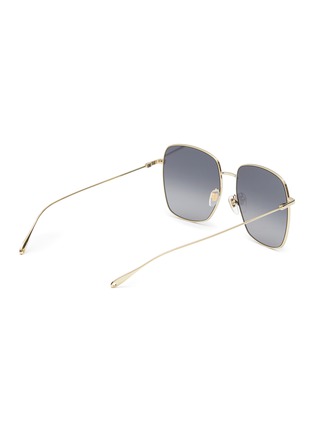 Figure View - Click To Enlarge - GUCCI - SIMPLE SQUARE METAL FRAME SUNGLASSES