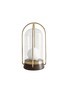 Main View - Click To Enlarge - NOAH & GREY - Lily' Polished Brass And Dark Walnut Wireless Lantern