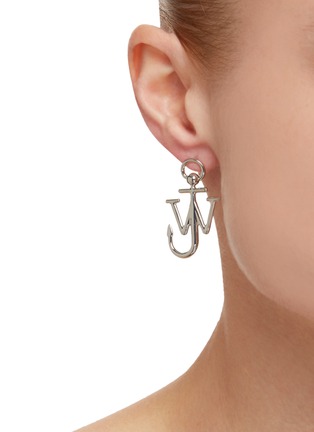 Front View - Click To Enlarge - JW ANDERSON - Asymmetric Anchor Earrings