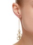 Figure View - Click To Enlarge - JW ANDERSON - Asymmetric Anchor Earrings