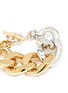 Detail View - Click To Enlarge - JW ANDERSON - Duo-tonal Oversized Brass Chain Bracelet
