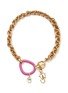 Main View - Click To Enlarge - JW ANDERSON - Oversized Link Chain Gold-plated Brass Choker