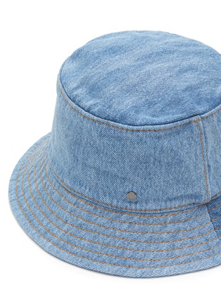 Detail View - Click To Enlarge - MAISON MICHEL - ‘Jason' Wash Denim Bucket Hat