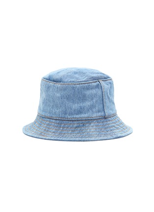 Figure View - Click To Enlarge - MAISON MICHEL - ‘Jason' Wash Denim Bucket Hat