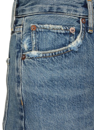  - AGOLDE - Riley' Straight Leg Wash Denim Crop Jeans