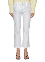 FRAME DENIM | 'Le Crop Mini Boot' White 