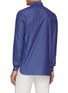 Back View - Click To Enlarge - ISAIA - ‘MILANO’ SPREAD COLLAR DENIM SHIRT